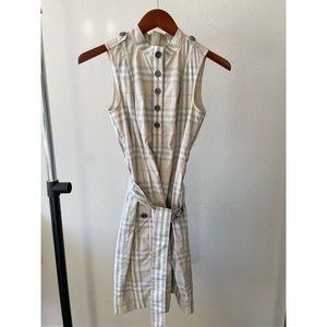 Vintage Burberry Brit Sleeveless Dress 🤍🤎